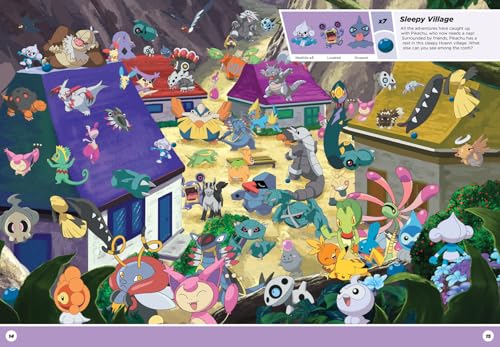 Search and find book featuring Pikachu on the cover, designed for Pokémon fans by Farshore.