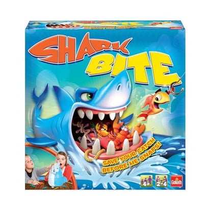 Shark Bite: Save Your Catch Before He Snaps! | Family Fun Fishy Board Game | Kids Action Games | For 2-4 Players | Ages 4+