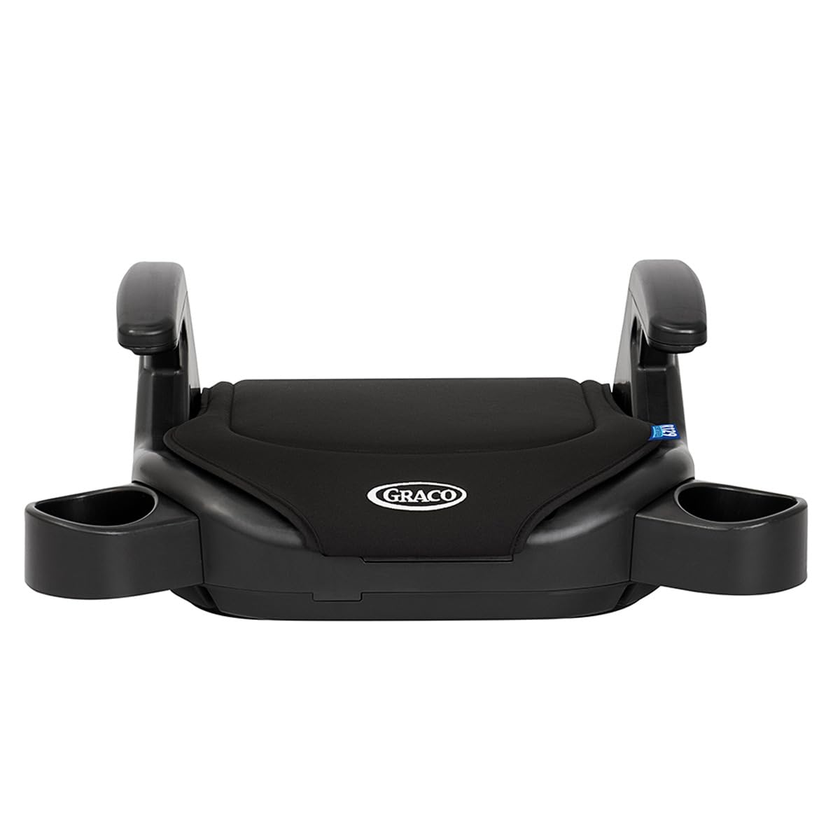 Graco Booster Basic R129 Backless Booster Car Seat, Lightweight at only 1.4kg, Suitable from approx. 7 to 12 years (135-150cm), Black fashion