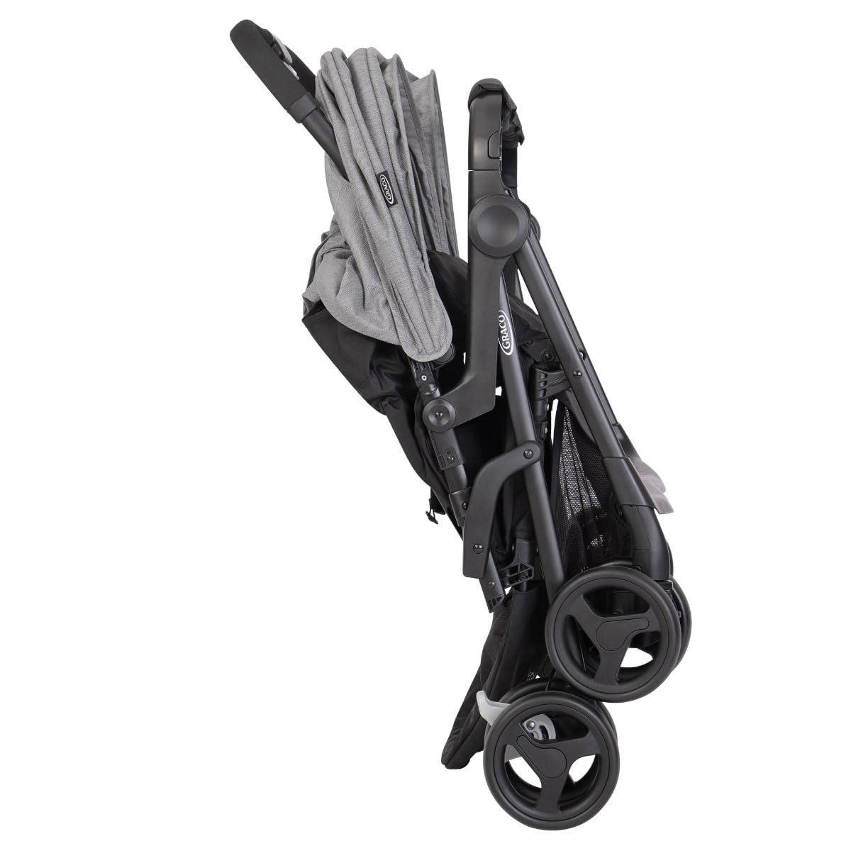 Graco DuoRider Lightweight Double Pushchair, Suitable from Birth to Approx. 3 Years, Steeple Gray Fashion