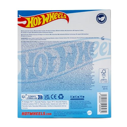 Hot Wheels Children's Bath Stickers & Bubble Bath Set - Set Includes Bath Toy Car, Bubble Bath 300ml and Bath Racing Track Stickers (Reusable)