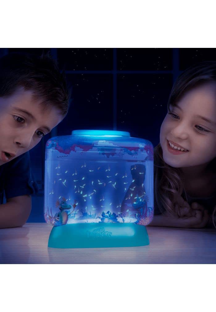 Aqua Dragons Underwater World Dragon Deluxe set featuring aquatic creatures and accessories in colorful packaging.