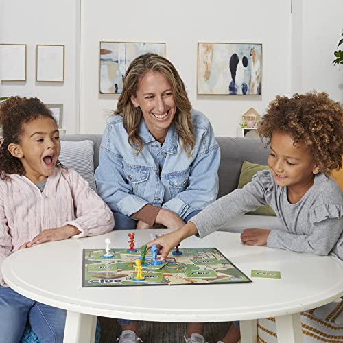 Hasbro Gaming Cluedo Junior Board Game, Reimagined Classic for 2-6 Players, Detective Games for Boys and Girls, 2 in 1 with 2-sided Gameboard, Fun Toy