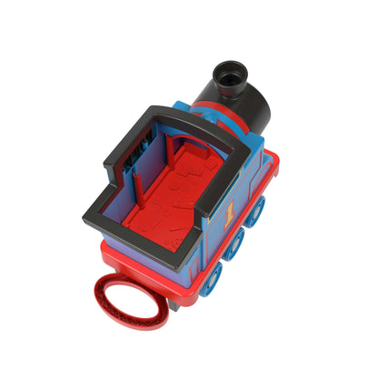 Thomas & Friends Biggest Friend Thomas pull-along toy train engine with storage for preschool kids ages 2 years and older, HHN32