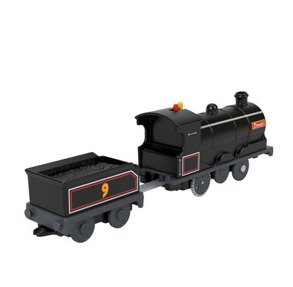 Thomas & Friends Motorized Toy Train Donald Battery-Powered Engine with Cargo Car for Preschool Kids Ages 3+ years, JBW21