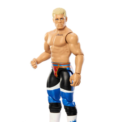 Mattel WWE Cody Rhodes “The American Nightmare” Action Figure, Main Event Series #153 6-inch Collectible with 10 Articulation Points & Life-Like Look, JCV37