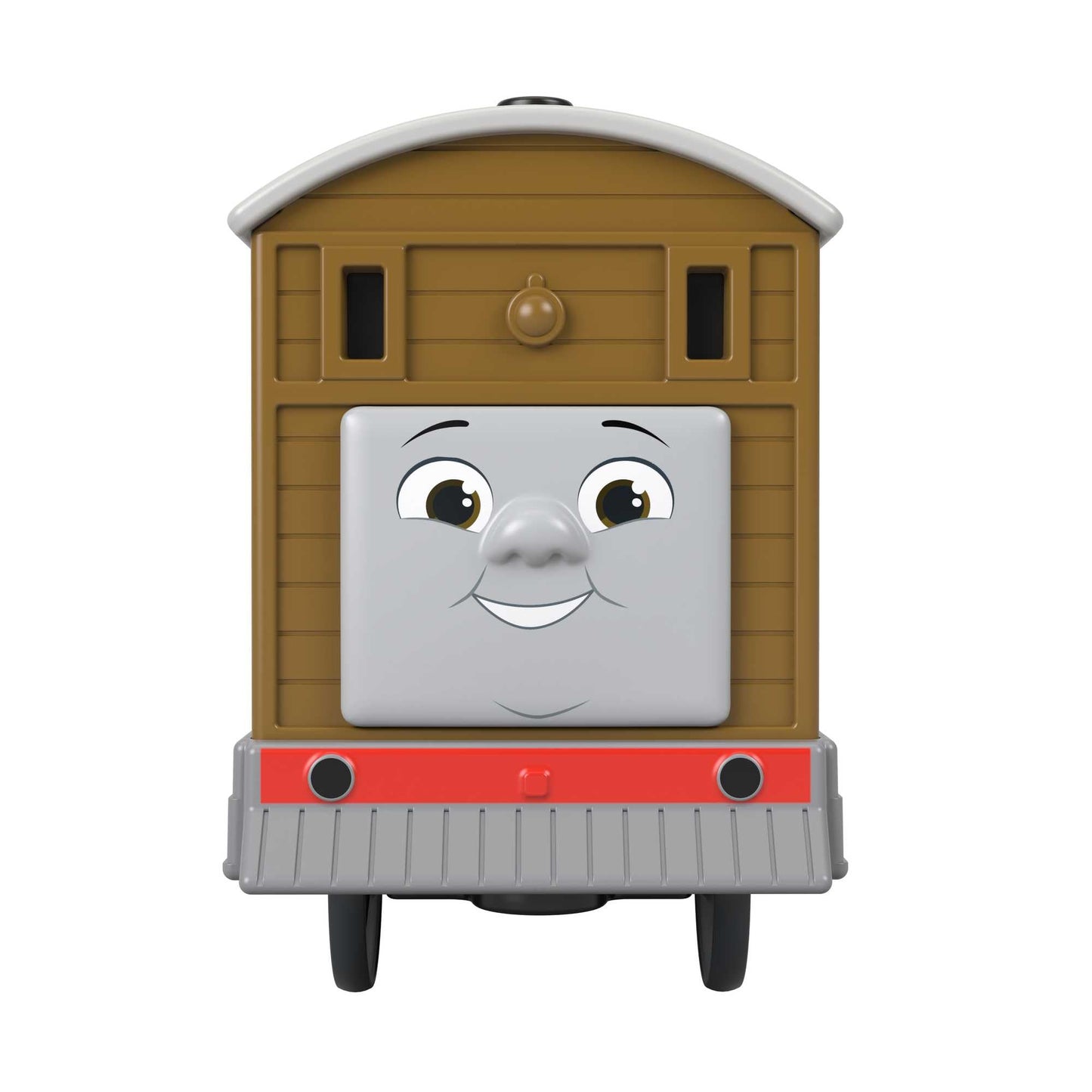 Thomas & Friends Motorized Toy Train Toby Battery-Powered Engine with Cargo Car for Preschool Pretend Play Ages 3+ Years, HTN30