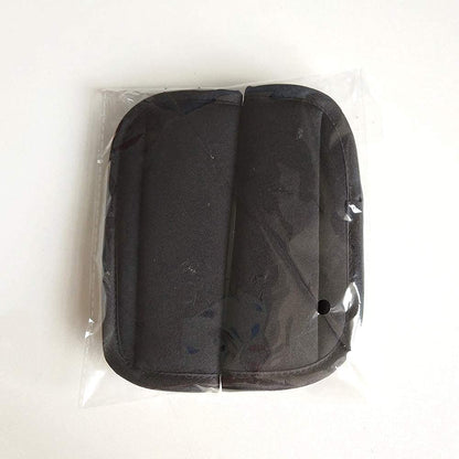 SeedFuture black baby pushchair seat strap covers with velcro, adjustable universal pram shoulder belt cushion pads for children and newborns.