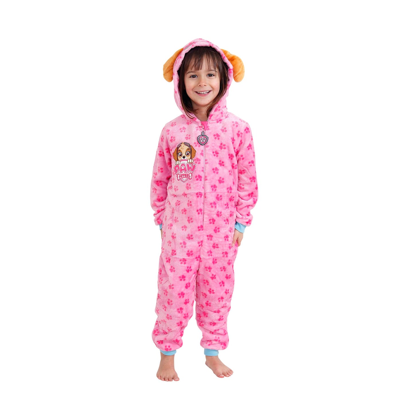 Paw Patrol Onesie | Skye Girls Onesie | Fleece Pyjamas Pink Age 4 to 5 Years