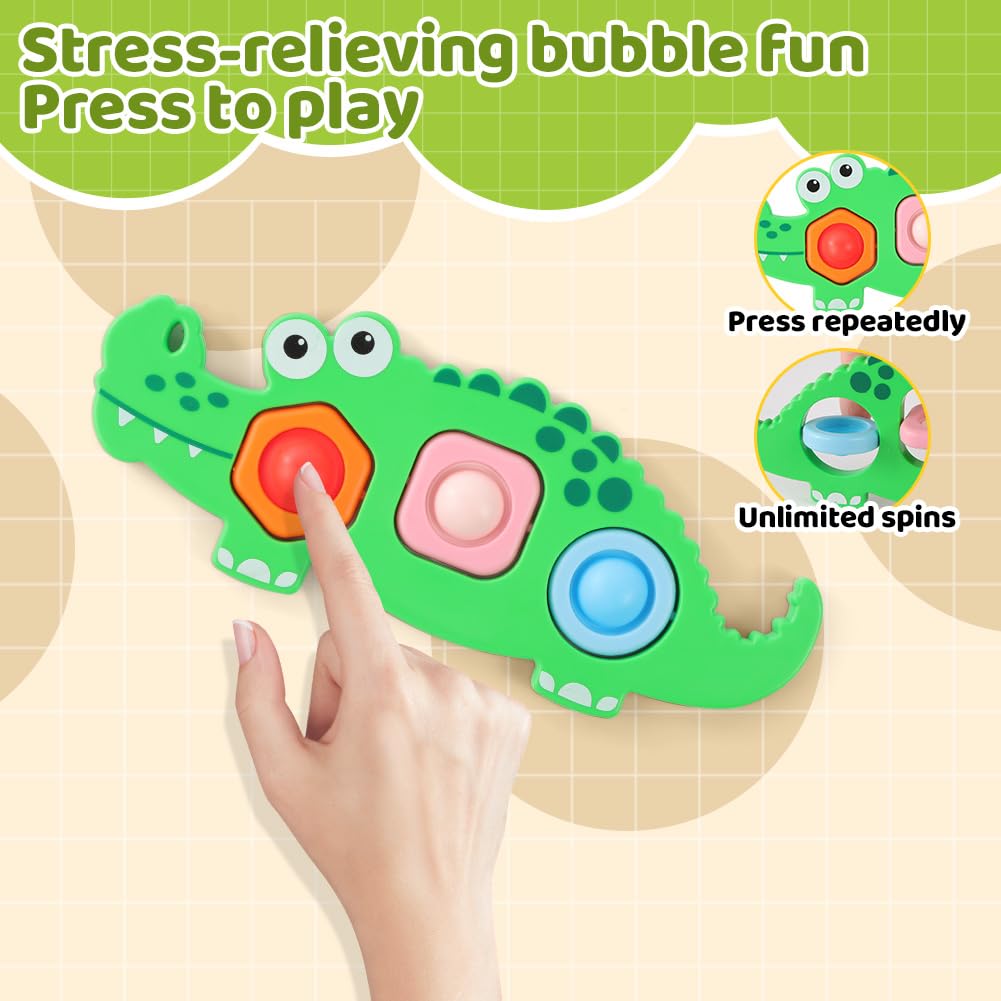 AYESY fidget popper sensory toy featuring airplane design, ideal for toddlers and children for stress relief and autism therapy.