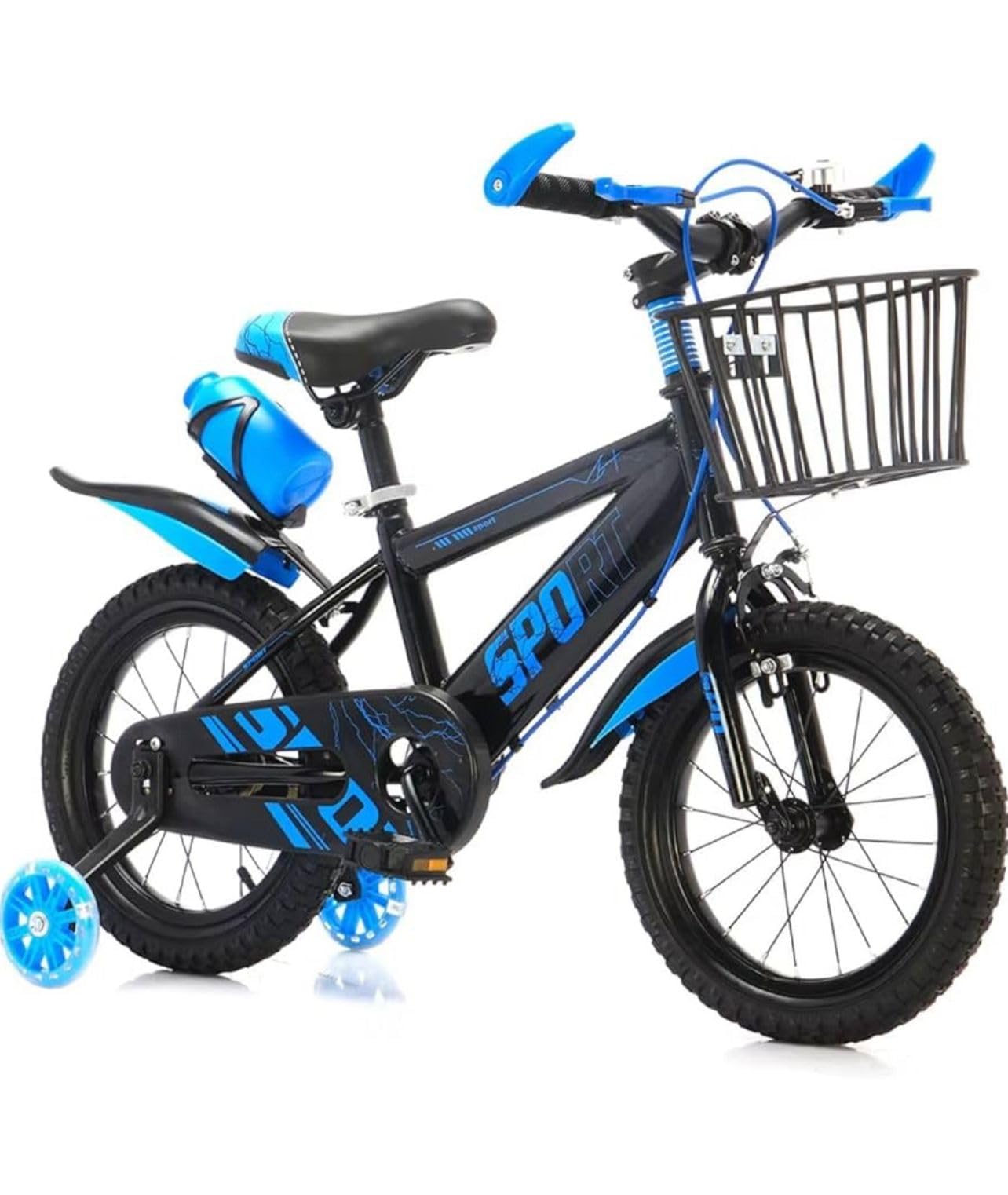 Kids Sport Bike, Tourer, Bicycle, Cycling, Boys Cycle, 12" 14" 16" 18" 20" Children’s Bicycle, Child Bikes, Adjustable Sport Bike 2-12 Years Old, Stabilisers, (18 Inches)