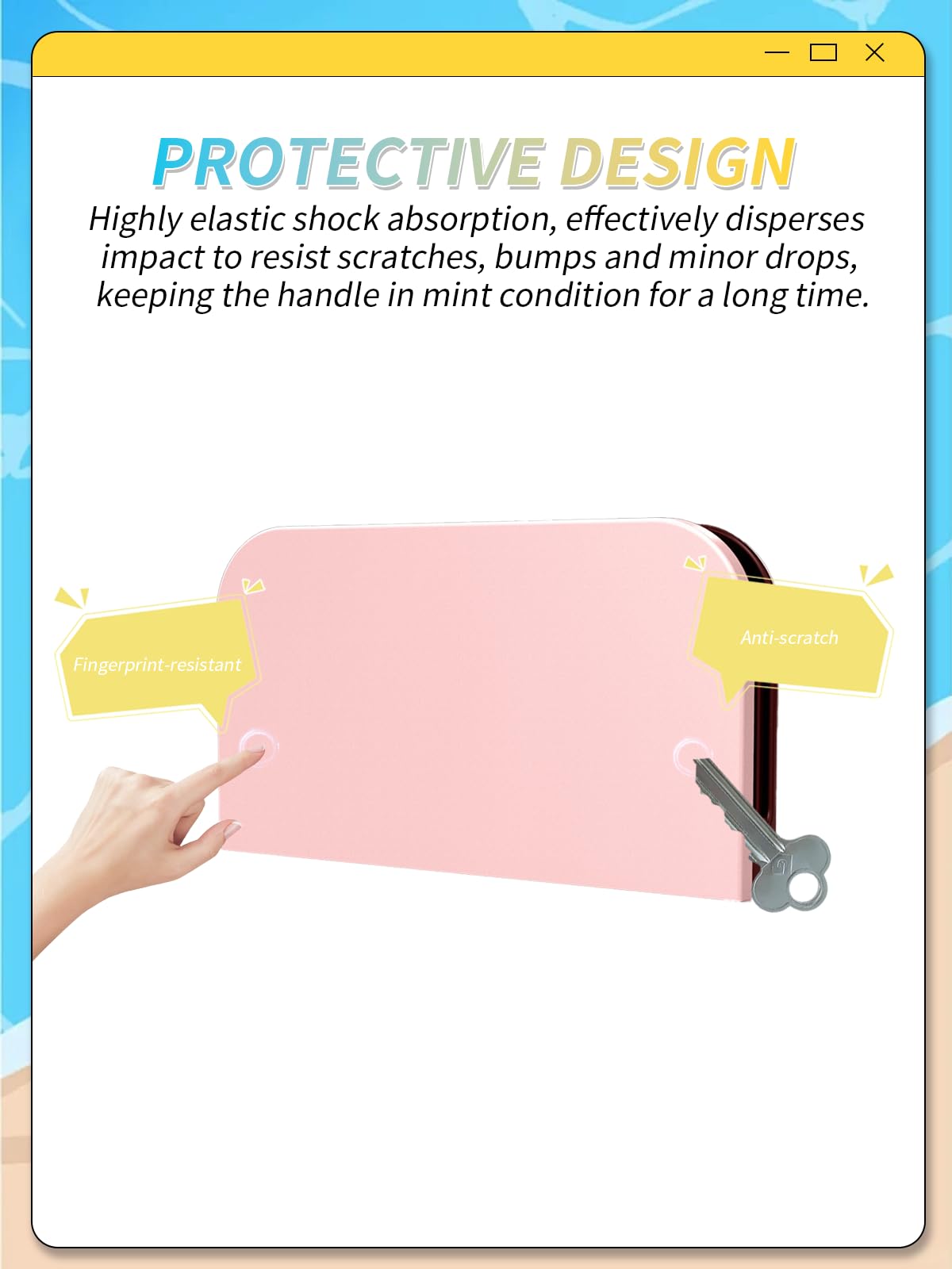 Pink protective cover for Nintendo Switch 2 dock station by yystao, shockproof and dustproof PC material, all-round protection.
