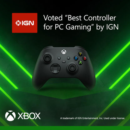 Xbox Wireless Controller – Carbon Black Series X|S, One, and Windows Devices
