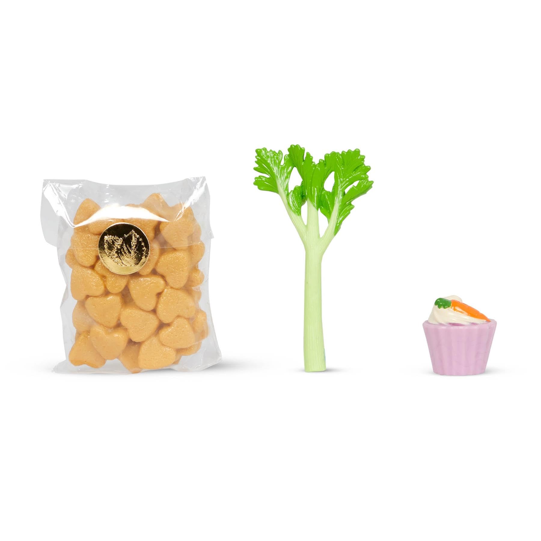 Our Generation Palomino Party Foal doll with birthday treats and 5-piece accessory set on a colorful background.