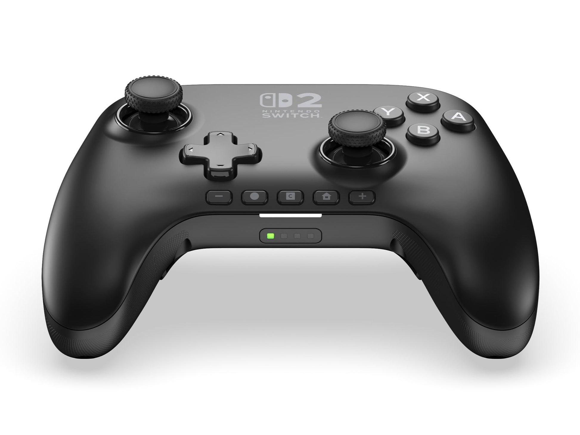 Black PowerA Advantage wireless Nintendo Switch controller with Hall effects, mappable buttons, motion controls, and C button.