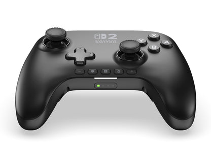 Black PowerA Advantage wireless Nintendo Switch controller with Hall effects, mappable buttons, motion controls, and C button.