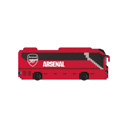 FOCO Officially Licensed Arsenal FC Football BRXLZ Bricks 3D Coach Toy Model - Premier League Construction Toy - 1347 Pieces - Ages 12+ - Sports Merchandise
