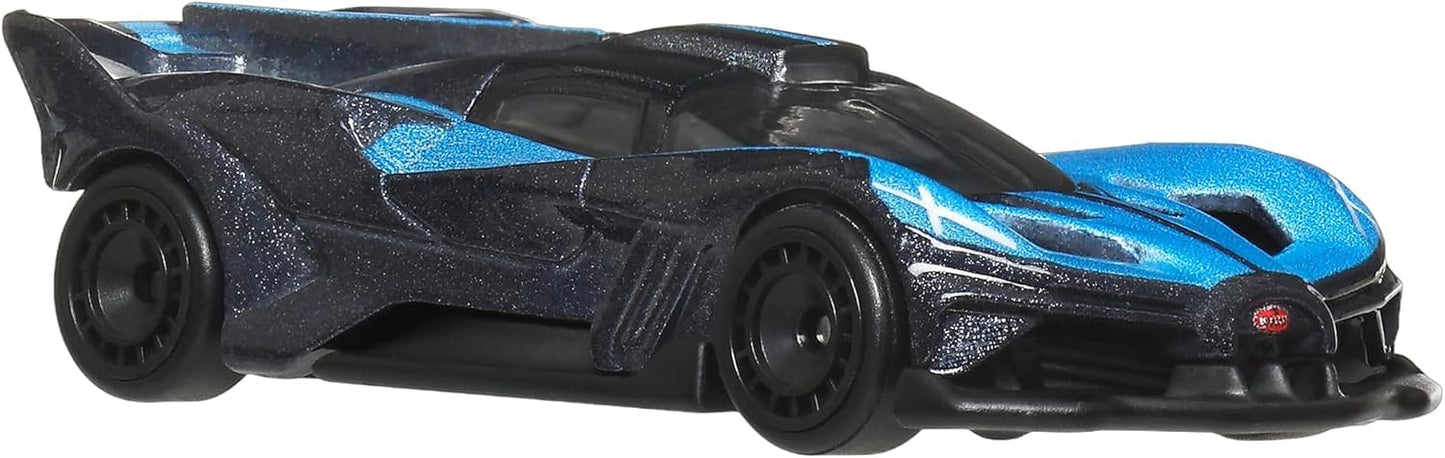 Hot Wheels Premium Car Culture Collectible Toy Car, 1:64 Scale Die-Cast Bugatti Bolide, Eurospeed Vehicle with Real Riders Tires, JBK79