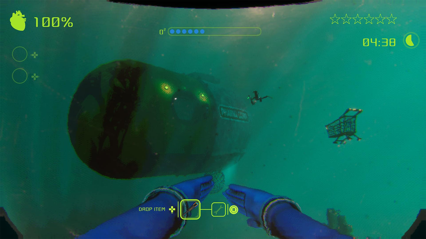 Cover art for Murky Divers: PharmaCorps Edition PS5 game by Maximum Entertainment, featuring underwater adventure imagery.
