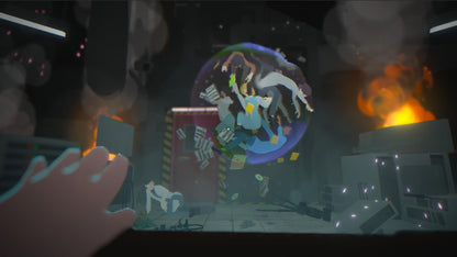 Nintendo Switch 2 game "Goodnight Universe" by Skybound Games, showing colorful game cover with vibrant artwork.