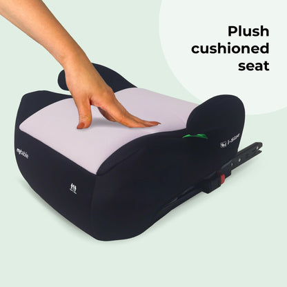 My Babiie MBCSB20 Child Booster Seat - ISOFIX, R129 i-Size 125-150cm (Group 3, 6 to 12 Years Approx.) Portable Kids Car Seat, Comfortable, Compact, Lightweight, Ideal for Travel - Pink