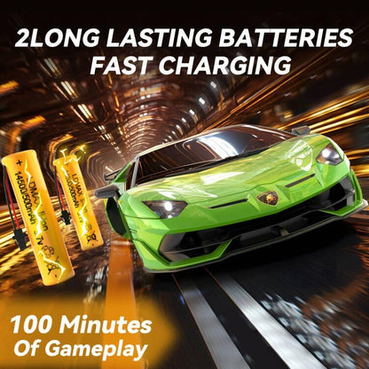 AEROQUEST 1:16 Lamborghini remote control car with detailed Lamborghini design, 2.4GHz licensed RC toy for boys and girls.