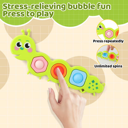 AYESY Fidget Popper Sensory Toys, Pop Fidget Toys for Toddlers 12+ Month, Baby Montessori Toys for Stress Relief, Airplane Travel Activities, Autism Gift for Boys Girls