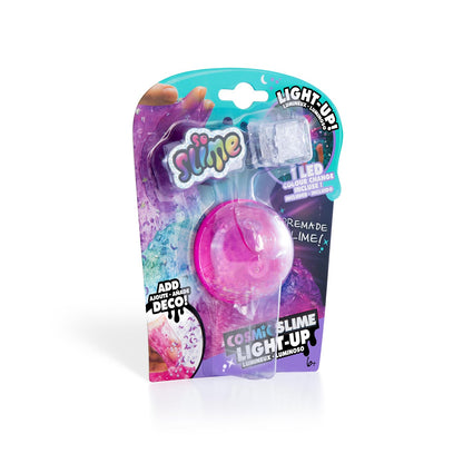 Color-changing LED cosmic slime set with decorations and sensory slime for kids age 6+ by Canal Toys