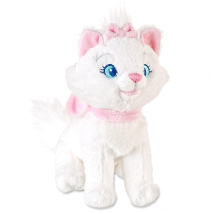 Disney Store Official Marie Mini Bean Bag, The Aristocats, 19cm/7”, Small Cute Plush Stuffed Animal, Cuddly Soft Toy Kitty Features Detailed Sculpting and 3D Pastel Bows, Squeezable Huggable Pet