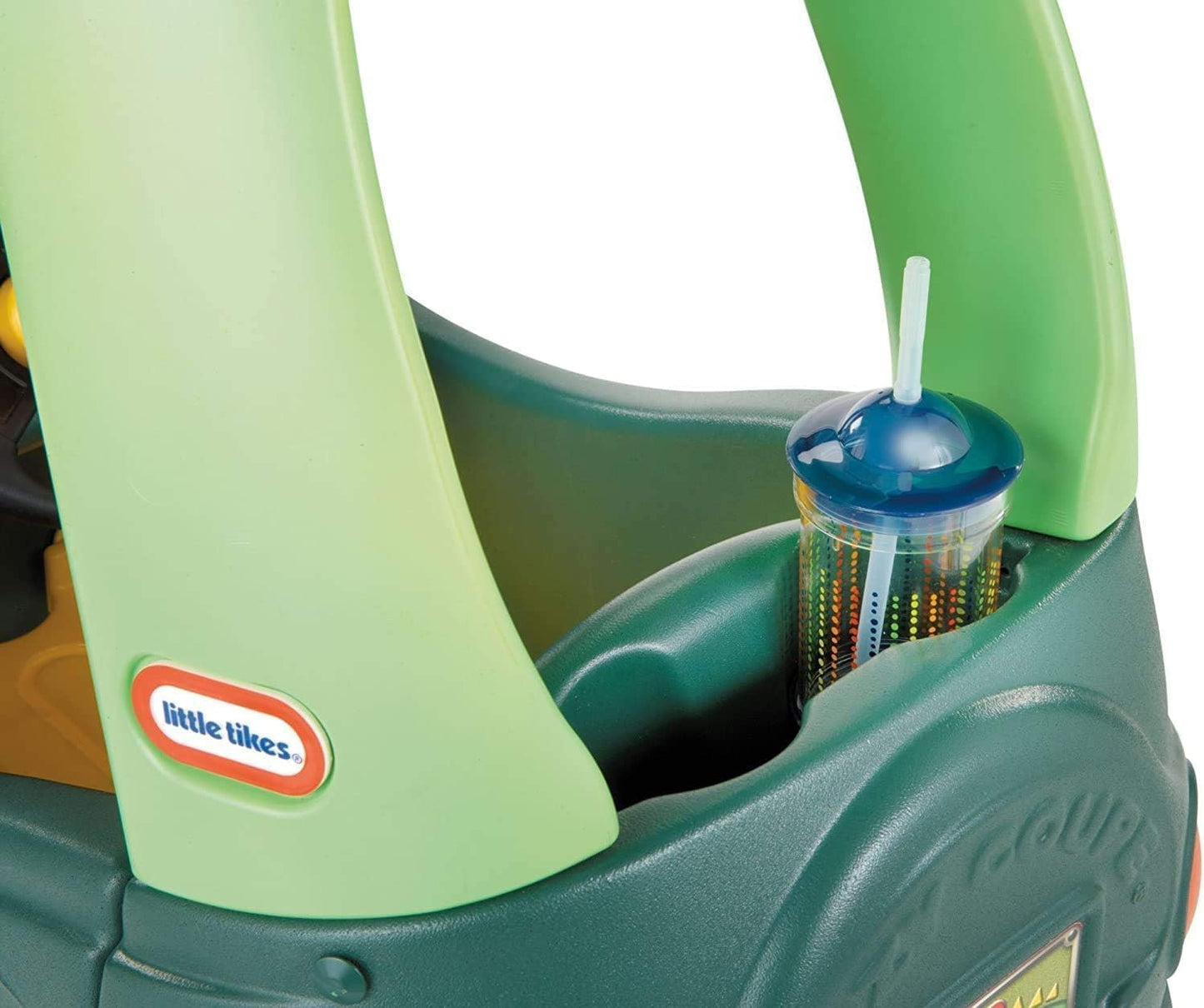 little tikes Cozy Coupe Dino - Ride On for Kids with Real Working Horn, Clicking Ignition Switch, & Fuel Cap - For Kids 18 Months - 5 years
