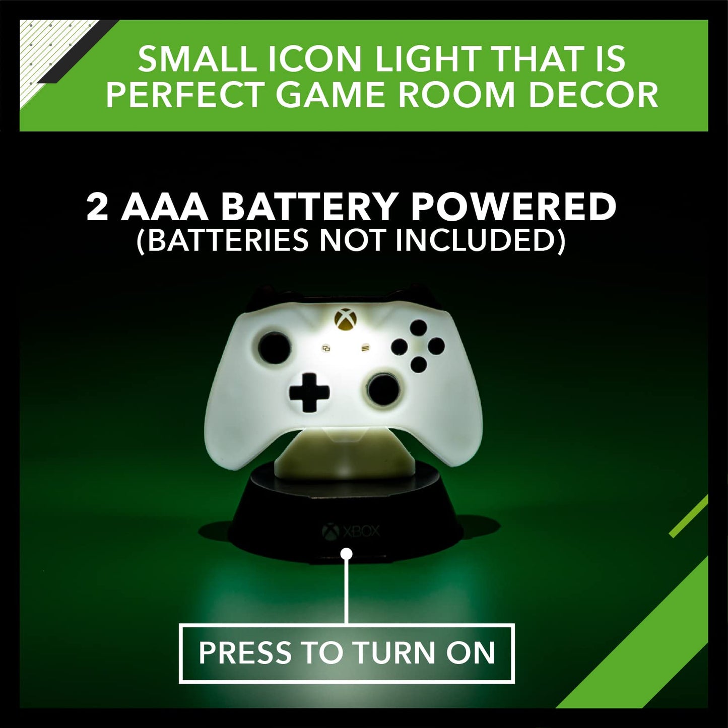 Paladone Xbox Icons light, stickers, and bottle gift set featuring official Xbox merchandise and branding.