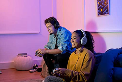Trust Gaming GXT 498W Forta [Officially Licensed for PlayStation 5] Sustainable Gaming Headset for PS5 / PS4, 1.2m Cable, 50mm Drivers, Detachable Microphone, Wired Over-Ear Headphones - White
