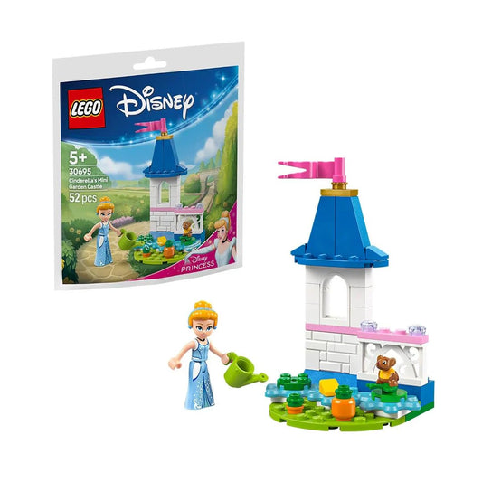 LEGO Disney Princess Cinderella's Mini Garden Castle 30695, Building Set with Minifigure, 52 Pieces, Ages 5+