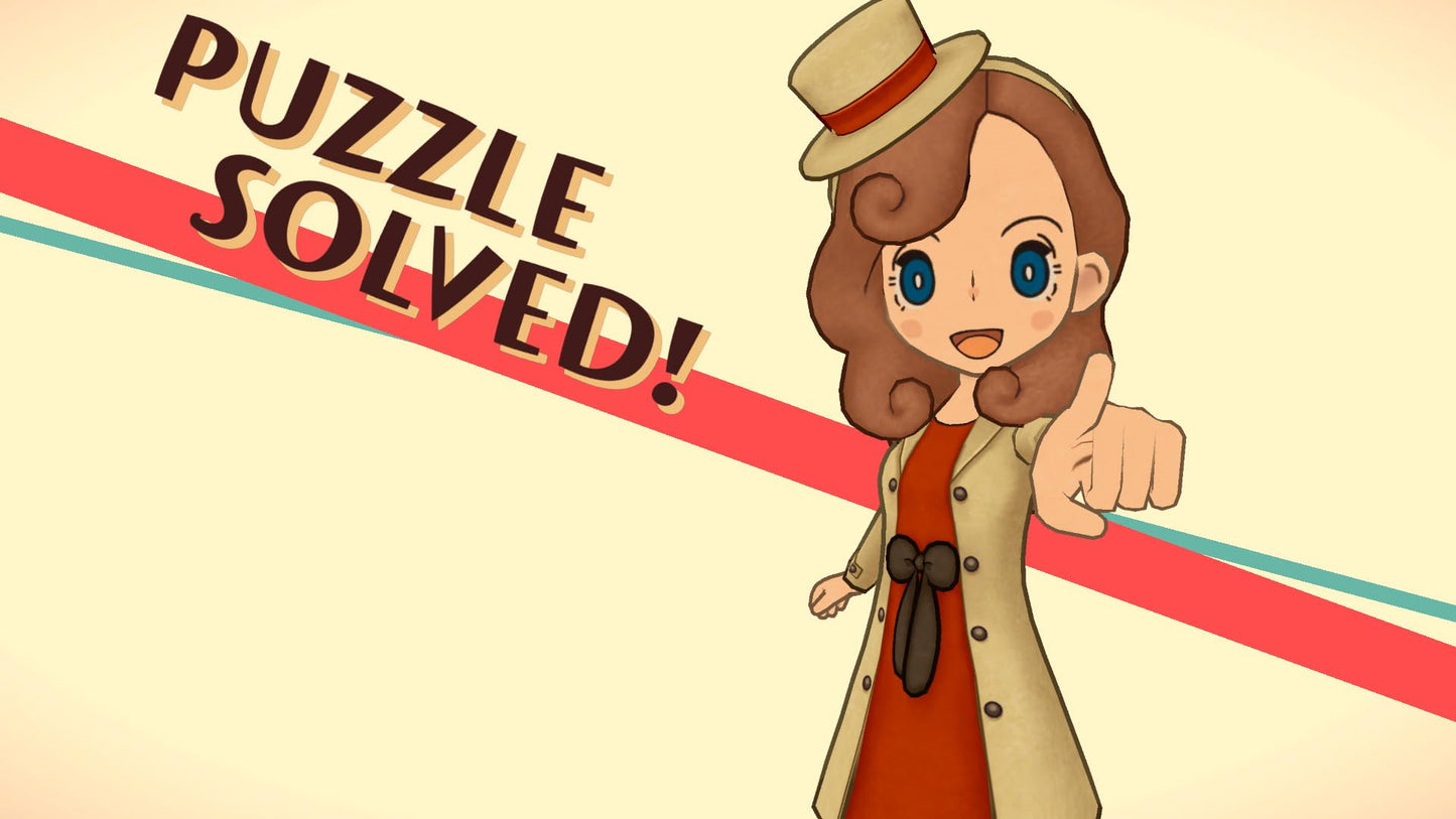 Nintendo Layton’s Mystery Journey: Katrielle and the Millionaires' Conspiracy Nintendo Switch game cover art.