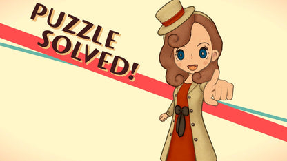 Nintendo Layton’s Mystery Journey: Katrielle and the Millionaires' Conspiracy Nintendo Switch game cover art.