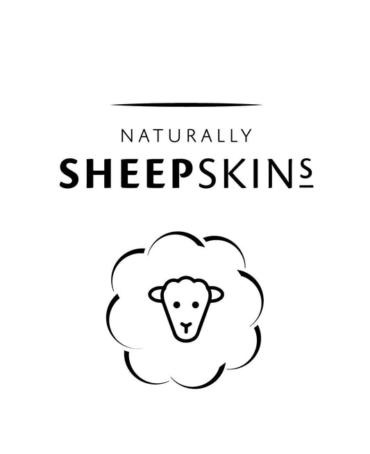 Naturally Sheepskins Merino pram liner made from natural New Zealand sheepskin with cotton backing, breathable and temperature regulating.