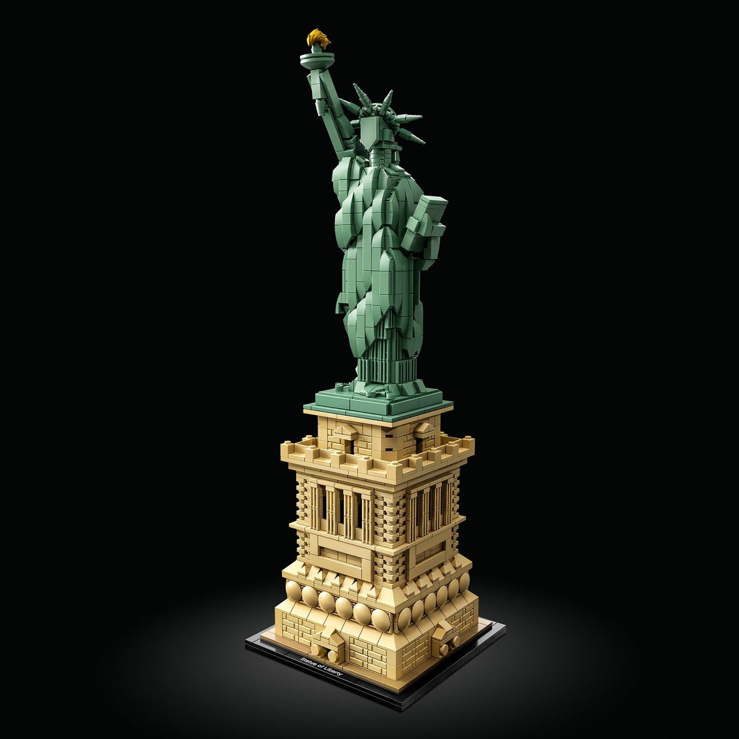 LEGO Architecture Statue of Liberty model kit showcasing intricate building design and collectible details for home decor.