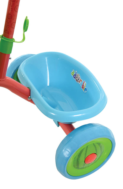 CoComelon My First Trike for Toddlers - Baby Trike with Parent Handle - Adjustable Tricycle - Push Along Bike - 79x44x97cm