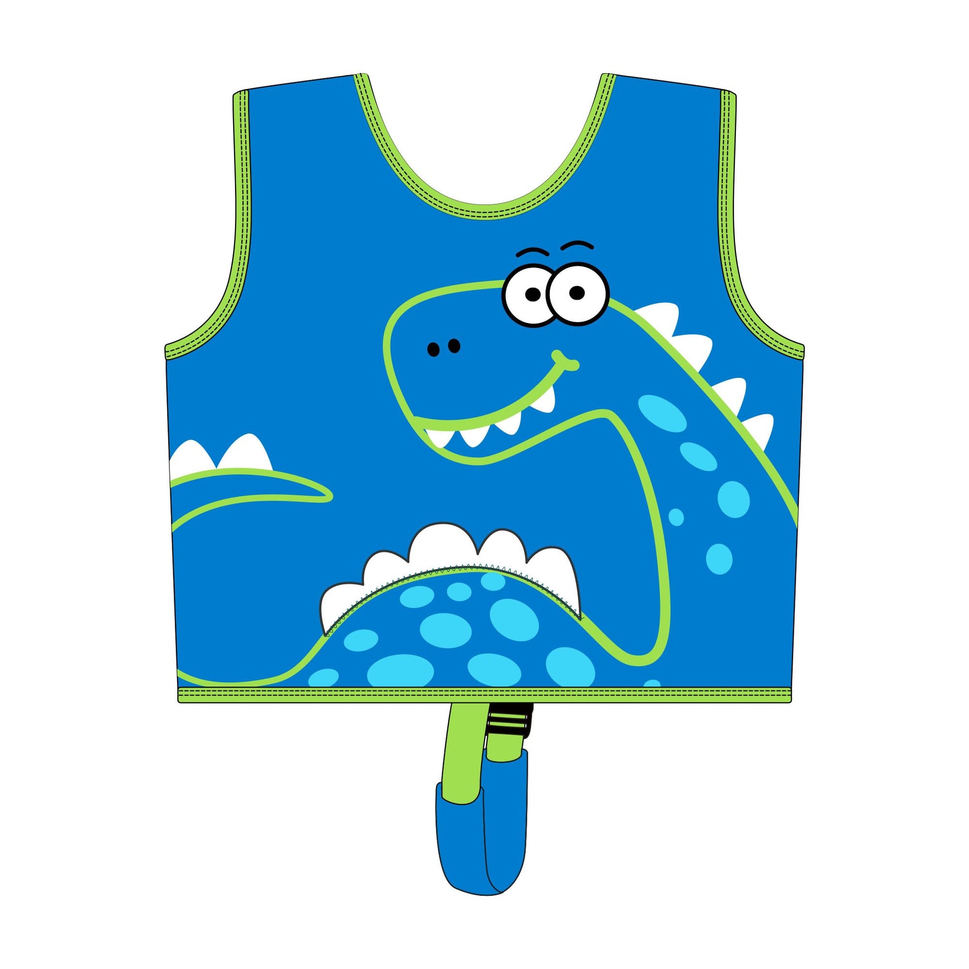 OSHYLE Swim Vest for kids, featuring safety strap and buoyancy aid, suitable for toddlers aged 3-6 years.