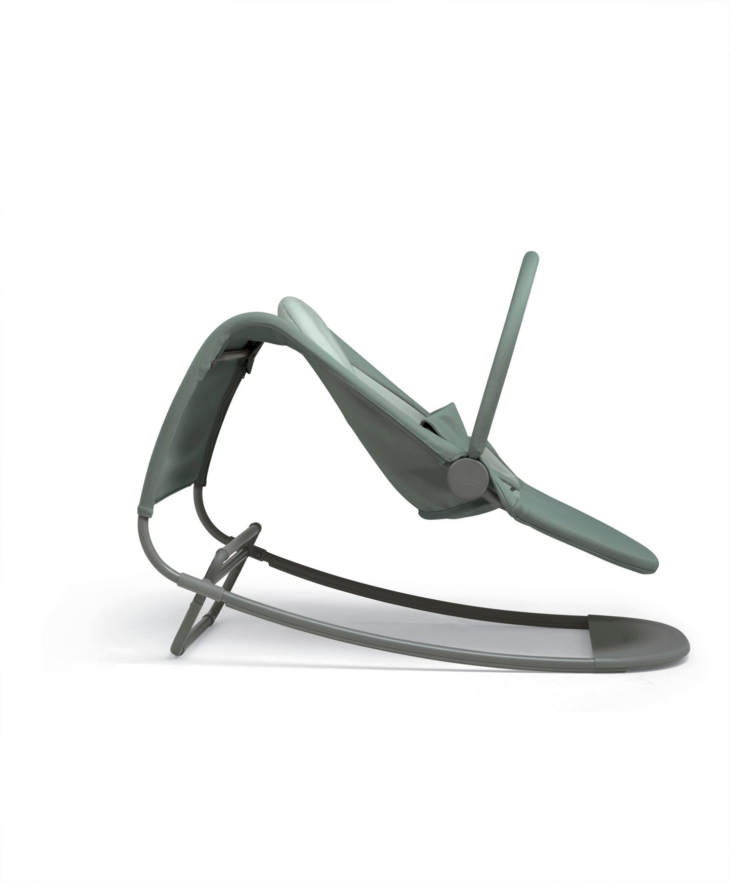 Mamas & Papas Tempo 3-in-1 rocker and bouncer for babies, lightweight with 3-point harness and magnetic toy bar in Ivy color.