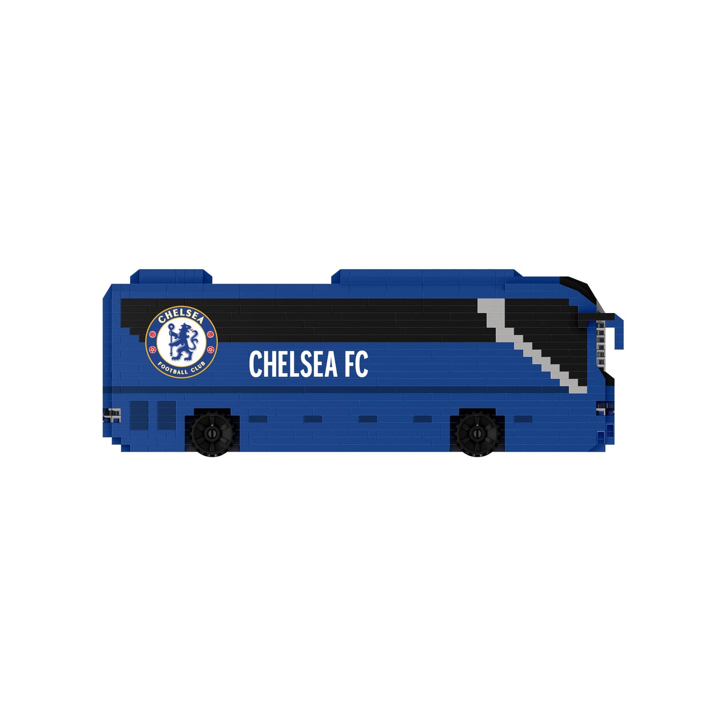 FOCO Officially Licensed Chelsea FC Football BRXLZ Bricks 3D Coach Toy Model - Premier League Construction Toy - 1347 Pieces - Ages 12+ - Sports Merchandise