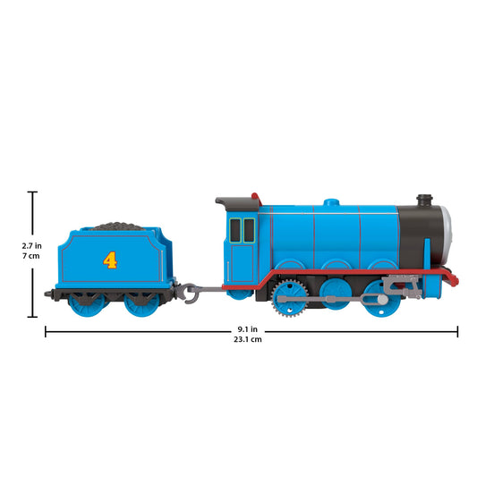 Thomas & Friends Motorized Toy Train, Classic Gordon Battery-Powered Engine & Cargo Car, Storytelling Play for Preschoolers, JGF96