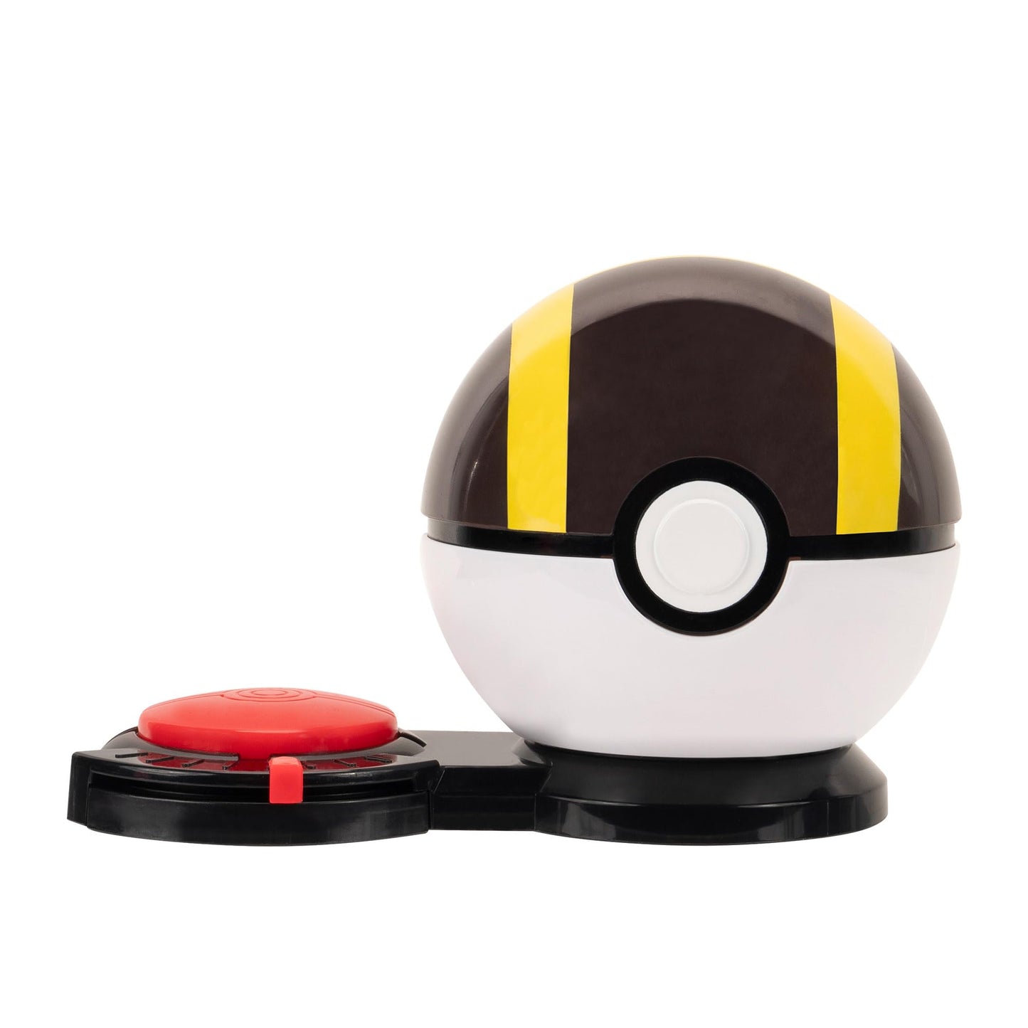 Pokémon Surprise Attack Game featuring 2-inch Larvitar and Scorbunny with Poké Ball, Ultra Ball, and six attack discs.