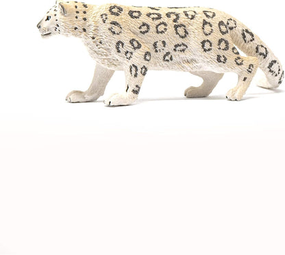 SCHLEICH 14838 Snow Leopard Wild Life Toy Figurine for children aged 3-8 Years