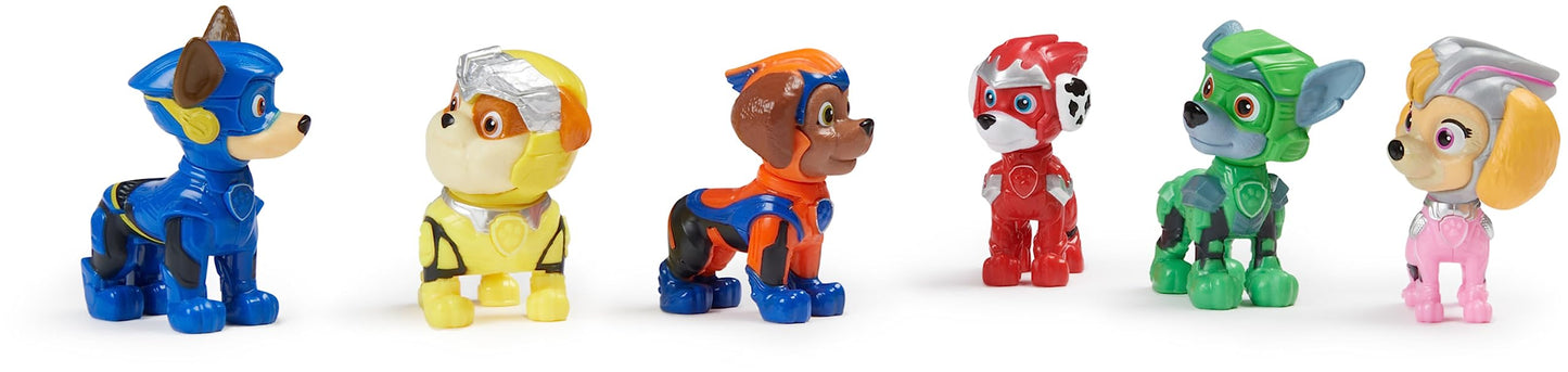 Paw Patrol: The Mighty Movie Toy Figures Gift Pack with 6 Collectible Action Figures, Kids’ Toys for Boys and Girls Aged 3 and up