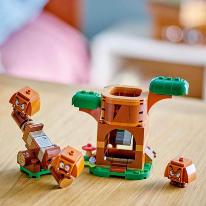 LEGO Super Mario Goombas’ Playground Set, Nintendo Collectible for Kids, Adventure Toy Playset, Buildable Seesaw, 3 Figures, Gift for 7 Plus Year Old Boys, Girls and Fans, 71433