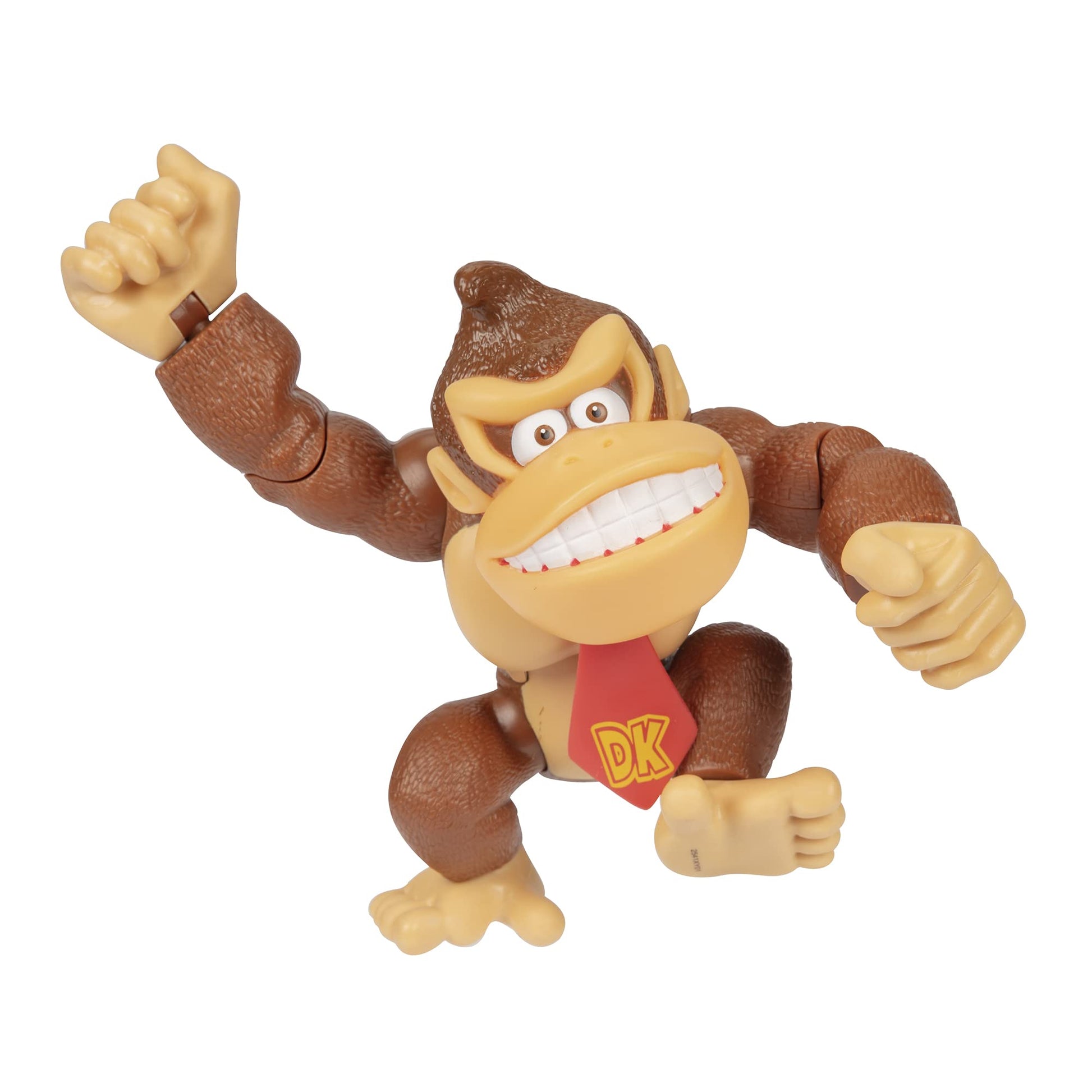 Super Mario Donkey Kong action figure, 6-inch tall, with posable features, ideal for play and display for kids and collectors.