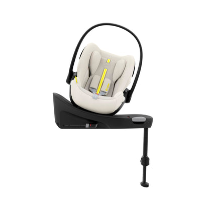 CYBEX Gold Cloud G i-Size Plus infant car seat, Incl. newborn insert, From birth to approx. 24 months, For children from 40 cm to 87 cm, Max. 13 kg, Seashell Beige