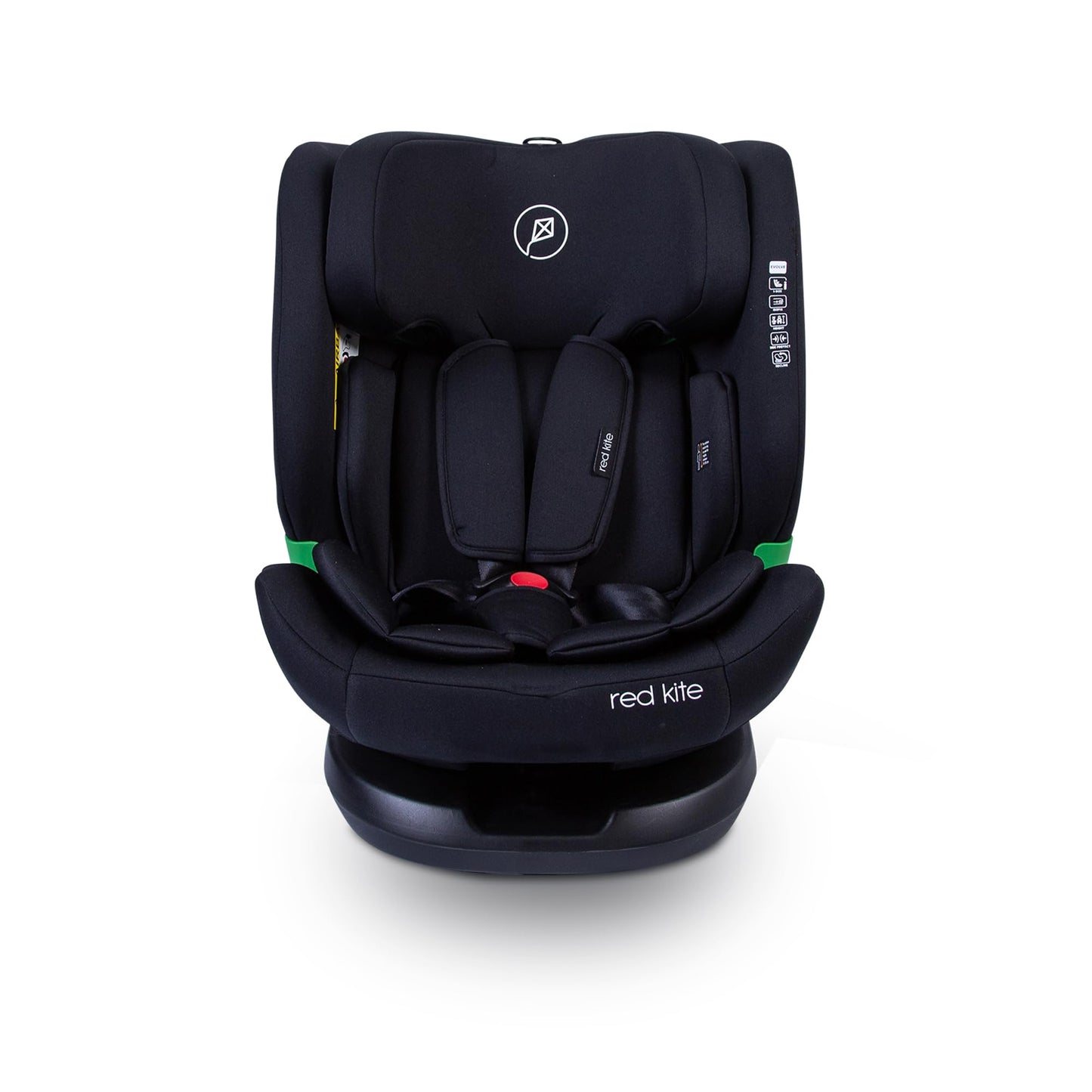 Red Kite Evolve 123 Recline Car Seat R129 iSize - Black