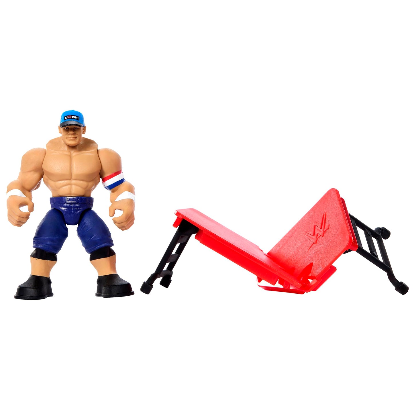 WWE John Cena (Blue) Knuckle Crunchers 6 Toy Wrestling Action Figure
